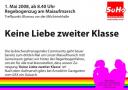 Flyer Regenbogenzug 2008