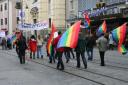SoHo OÖ: Regenbogenzug “Keine Liebe zweiter Klasse”
