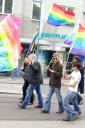 Regenbogenzug der SoHo Oberösterreich am 01. Mai